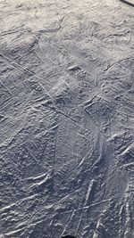 Full frame shot of snow covered mountain