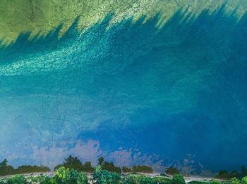 Close-up of blue water