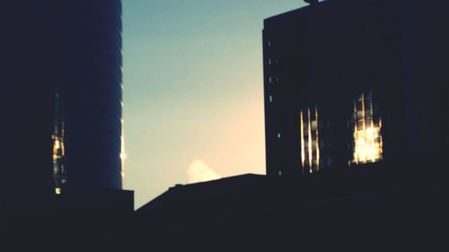 Low angle view of built structure against the sky