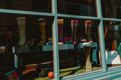 Low section of people standing by building