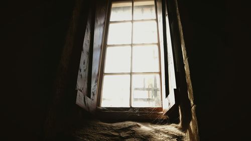 Interior of abandoned house