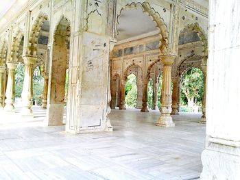 Interior of building