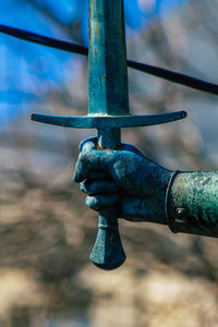 Close-up of statue