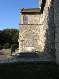 View of old building against sky