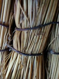 Full frame shot of bamboo food