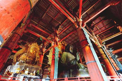 Low angle view of temple