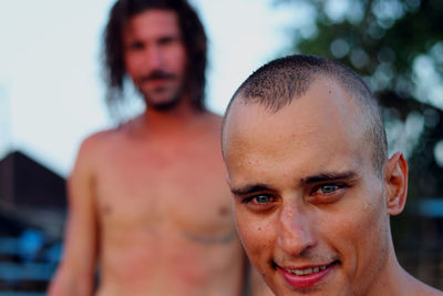 Portrait of smiling young man