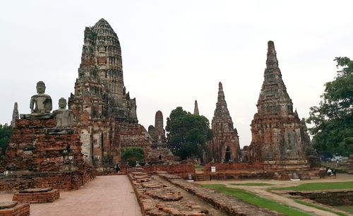 View of temple against sky