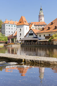 Buildings in water