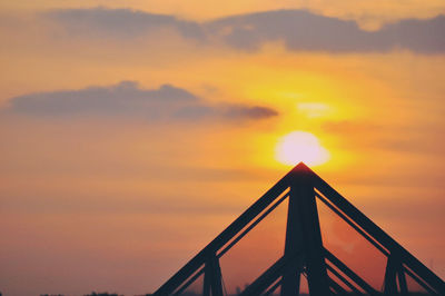 Scenic view of sky at sunset