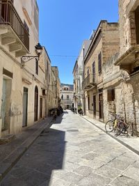 Street amidst buildings in city
