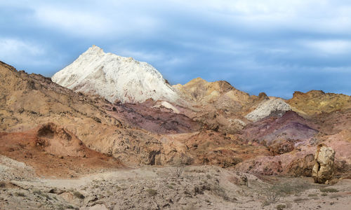 Scenic view of mountain against sky