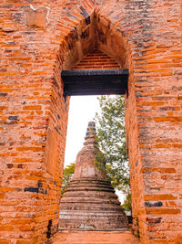 Low angle view of a temple