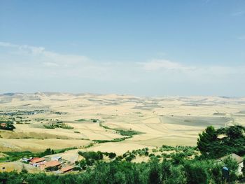 Scenic view of landscape against sky