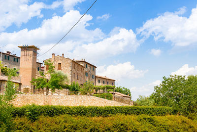 Buildings against sky