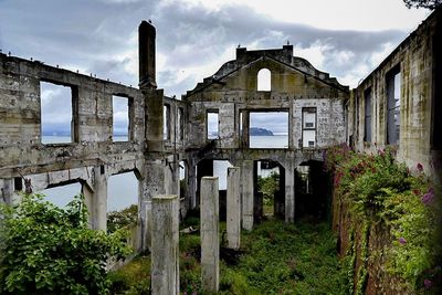 Low angle view of old building