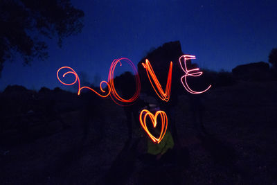 Close-up of illuminated lamp
