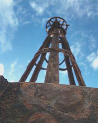 Low angle view of built structure against sky