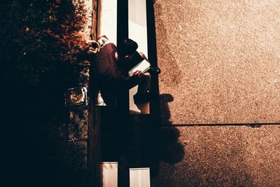 Woman looking at camera