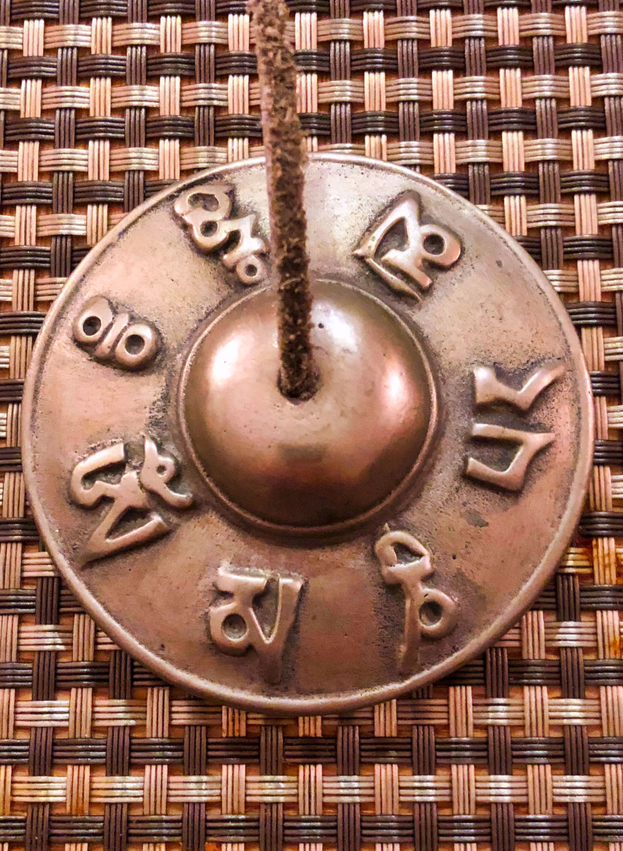 Tibetan prayer cymbal