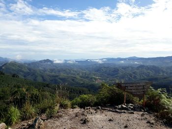 Scenic view of landscape against sky