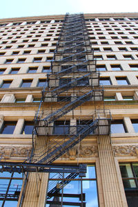 Low angle view of modern building against sky