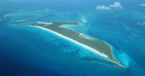 Aerial view of highbourne cay