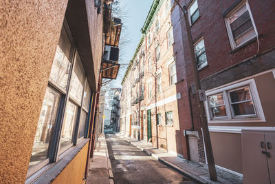 Street amidst buildings in city
