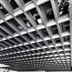 Low angle view of ceiling of building