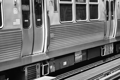 Train at railroad station