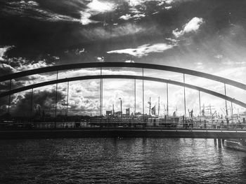 Reflection of built structures in water