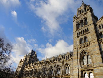 Low angle view of historical building against sky