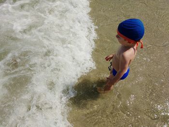 Boy in water