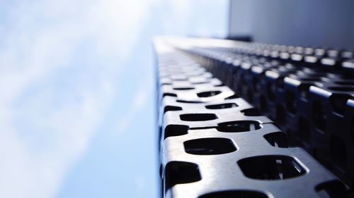 Close-up of computer keyboard on table