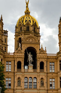 Low angle view of historical building