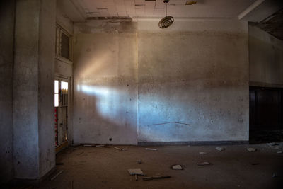 Interior of abandoned home