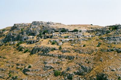 Scenic view of landscape against clear sky