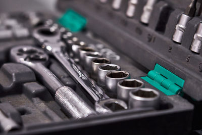 Close-up of computer keyboard