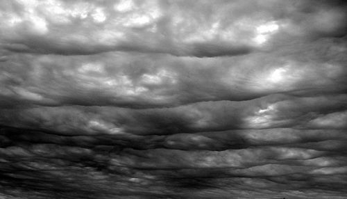 Low angle view of storm clouds in sky