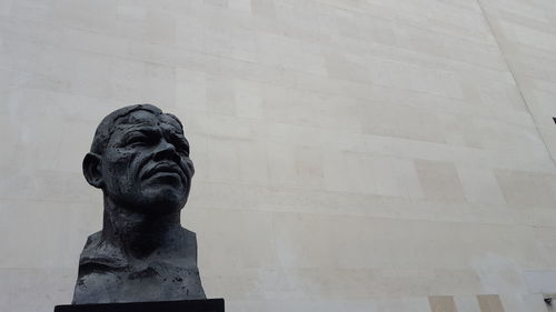 Low angle view of statue