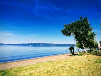 Beautiful view of lake of bolsena 