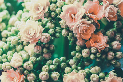 Close-up of rose bouquet