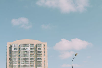 Low angle view of buildings against sky