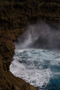 Scenic view of sea waves