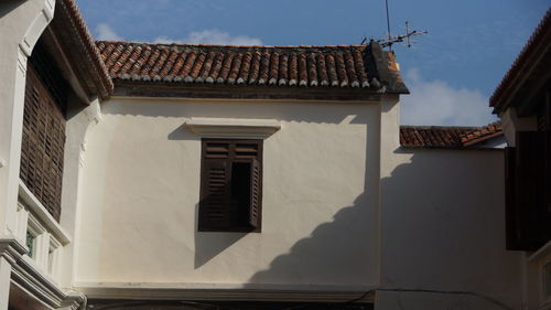 Low angle view of building against sky