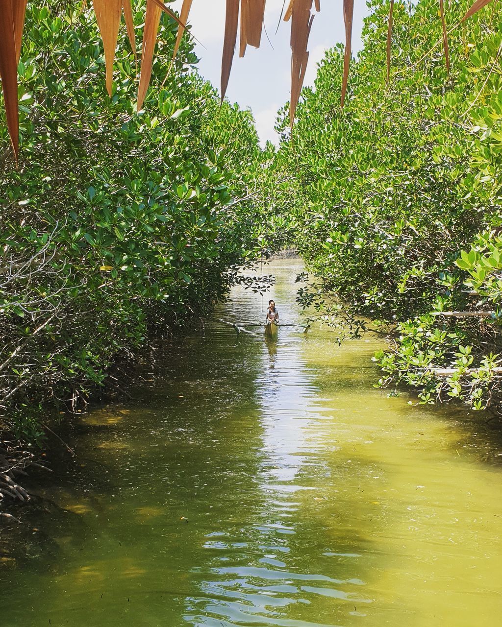 PEOPLE ON RIVERBANK