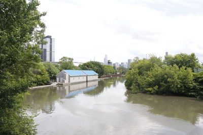 River with buildings in background