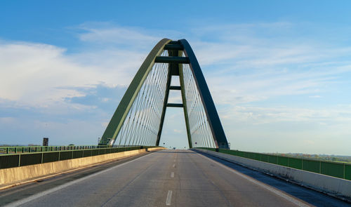 The bridge to the island fehmarn