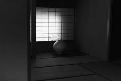 Close-up of ball on table at home