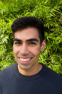 Portrait of young man